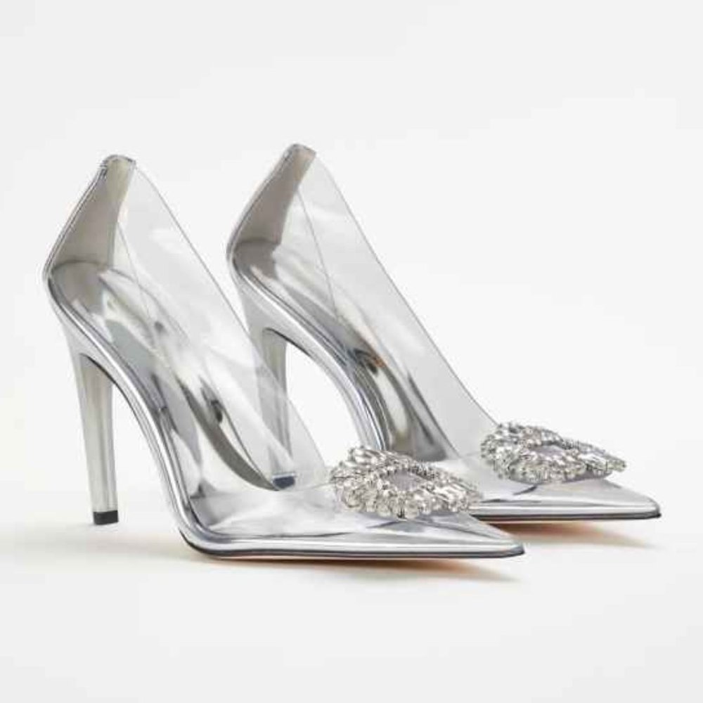 CINDER-F*CKING-RELLA PUMP Good American SZ 10